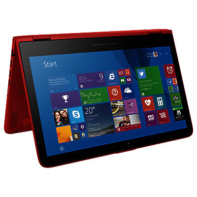 HP Pavilion x360 13-S000na Convertible Laptop, Intel Core i3, 4GB, 500GB, 13.3 Touch Screen, Red HP Pavilion x360 13-S000na Convertible Laptop, Intel Core i3, 4GB, 500GB, 13.3 Touch Screen, Red